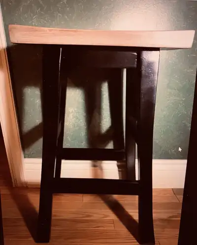 Wood Stool - Refinished, View more