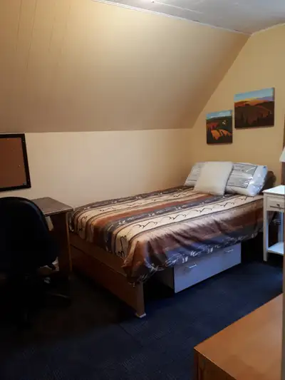 Cozy, private bedroom rental on the second floor of my house. Share a kitchen and bathroom with only...