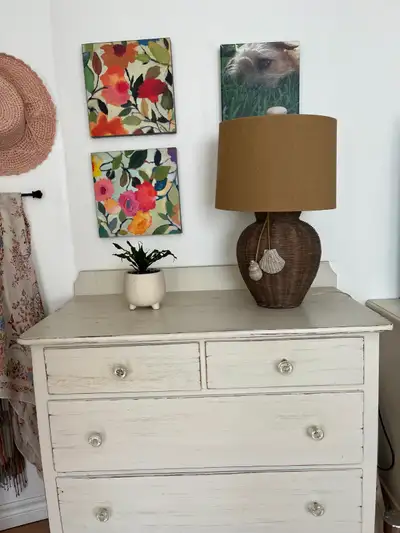 Antique Dresser (and lamp), View more