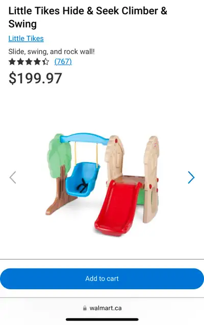 little tikes slide and swing, View more