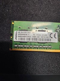 Kingston 4GB DDR4 2666MHz Destop Ram