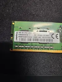 Kingston 4GB DDR4 2666MHz Destop Ram