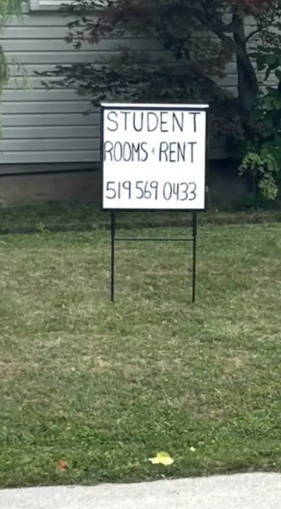 Student Rooms for Rent 267 Hazel St Waterloo One 4 bedroom apartment and also single rooms available...