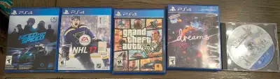 PS4 GAMES 15 EACH, View more