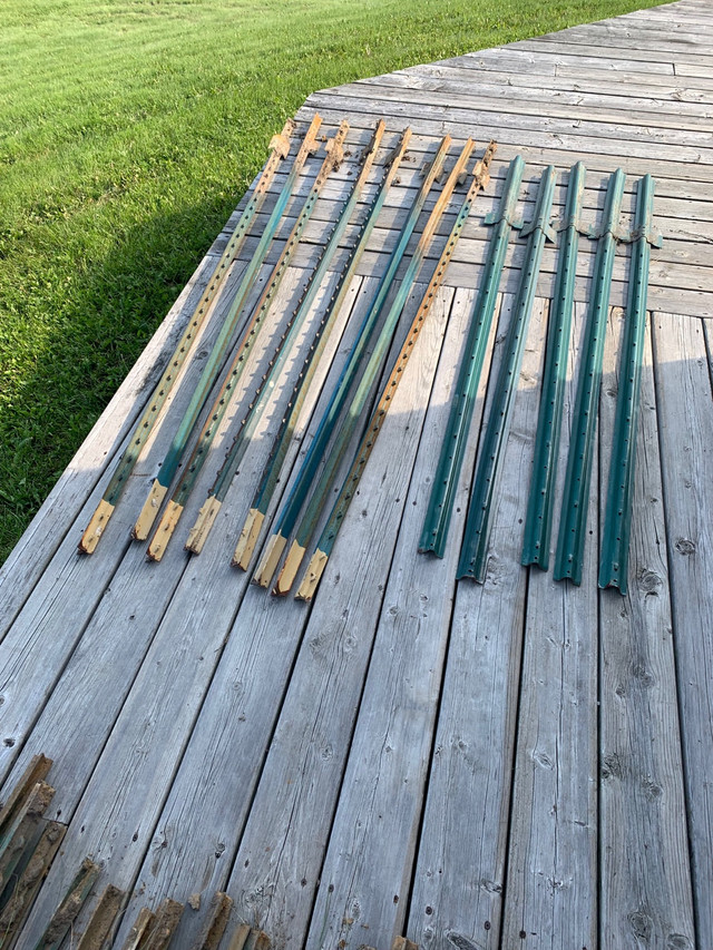 Metal fence posts Decks & Fences Edmonton Kijiji