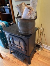 Cast iron fireplace 