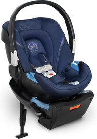 Cybex Aton 2 Slim Fit Lightweight Infant Car Seat, Denim Blue