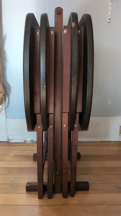 Set of 4 TV tables, View more