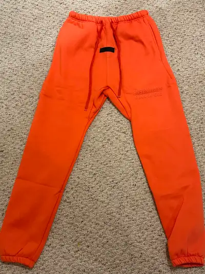Essentials Men’s Small Coral Sweatpants BRAND NEW, View more