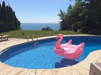 Upper level room in spacious lakeside house for rent from now for long term and short term. The room...