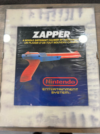 Framed Nintendo Zapper Manual 