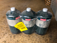 Brand New! 3 Coleman Propane 465g/16.4 oz up for grabs.
