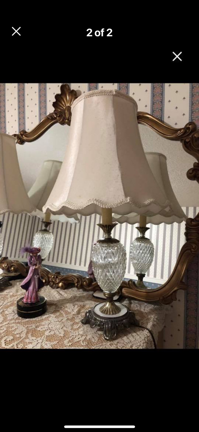 BEAUTIFUL PAIR OF LAMPS, JUST LIKE NEW.(price is for each pair) in Indoor Lighting & Fans in Regina - Image 2