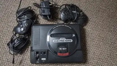 Sega Genesis Console w/ Two Controllers, View more