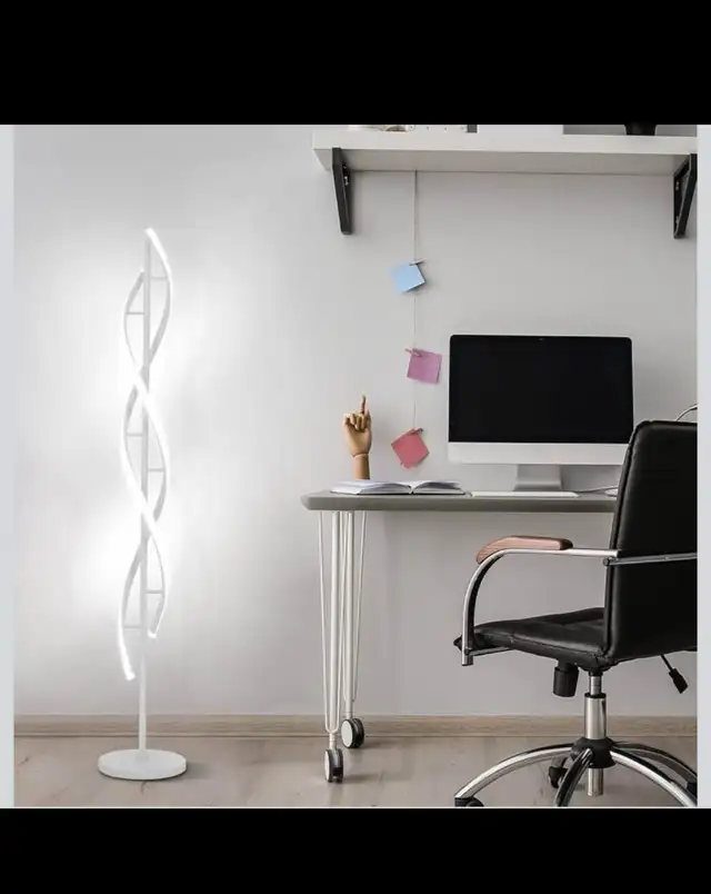 40W Modern FloorLamp with Remote 60 inch Dimmable Floor Lamp for in Indoor Lighting & Fans in Hamilton - Image 8