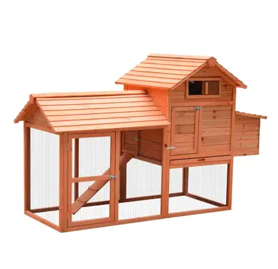 Brand new still in the box Paw Hut 82" deluxe chicken coup wooden hen house rabbit hutch poultry cag...