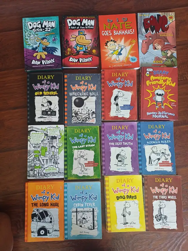 kids books  Dog  man and Diary of Wimpy kid in Children & Young Adult in City of Toronto - Image 2