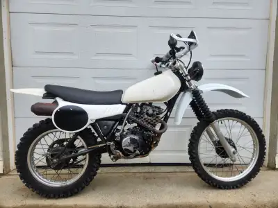 Mechanically restored 1980 Yamaha TT250. Operational and ready to ride, only needs paint to finish....