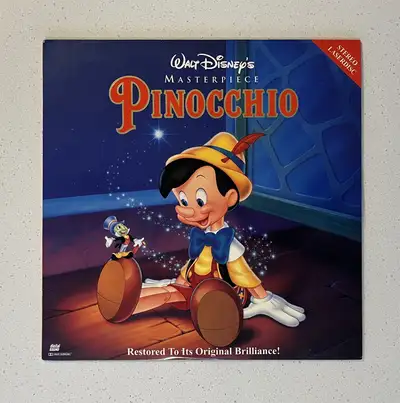 Disney Pinocchio Laser Disc NO SCRATCHES!!!, View more