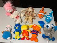 Children's collectable stuffed animal and character lot for sale