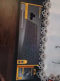 BLACKWEB GAMING Keyboard &Mouse. New sealed.  NEVER used. asking