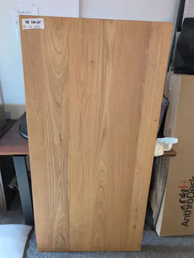 (OPEN-BOX) Oak Veneer Table / Tabletop 60” x 30”, View more