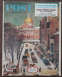 VINTAGE - SATURDAY EVENING POST - JANUARY 7 - 1961