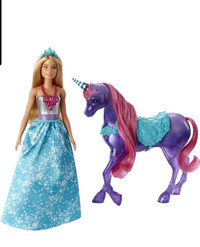 Barbie Dreamtopia Unicorn and Doll - Brand New