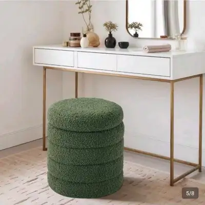 Modern Round Ottoman, View more