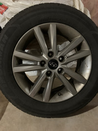 Hyundai Alloy Wheels and All Season Tires