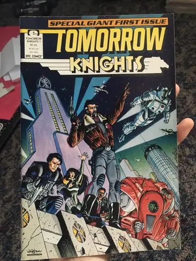 Epic Comics Tomorrow Knights #1 Special Giant First Issue Comic , View more