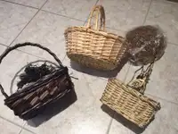3x Gift Vine Basket This beautiful gift basket