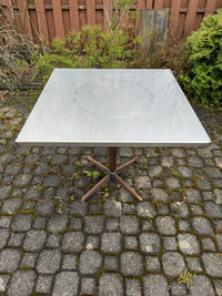 TABLE, STAINLESS STEEL!