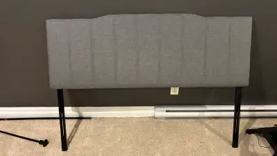 Queen size metal bed frame with headboard, View more