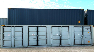 Notre numéro : +1 514-947-5188 Conteneur à quatre portes latérales de 40 pieds High Cube. Détails :...