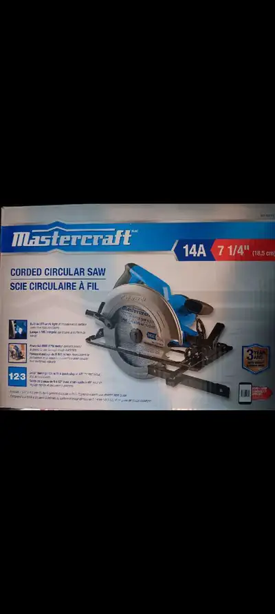 Mastercraft corded circular saw, View more