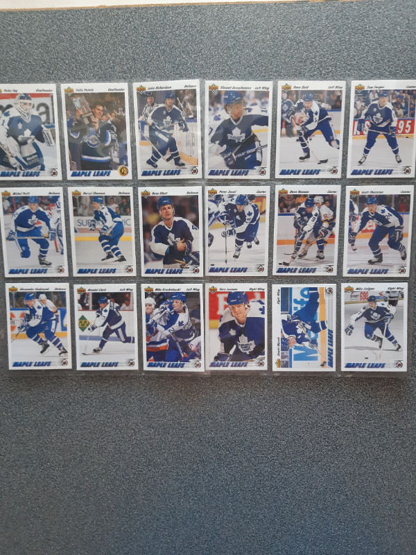 Carte de hockey Maple Leafs de Toronto Upper Deck 1991-1992 dans Art et objets de collection  à Lévis