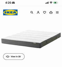 queen-size bed\mattress, night stand, coffee table