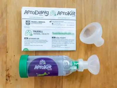 Original AeroKat Feline Aerosol Chamber Inhaler Spacer for Cats, View more
