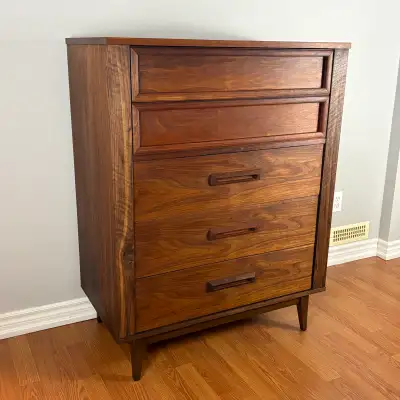 Vintage Mid Century Tallboy Dresser, View more