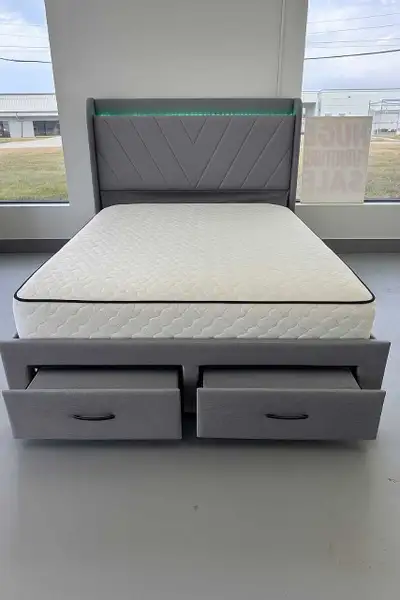 Brand new queen bedframe. free delivery. , View more