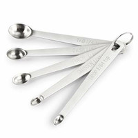 Mini Measuring Spoons with Smidgen and Drop/Nip measures
