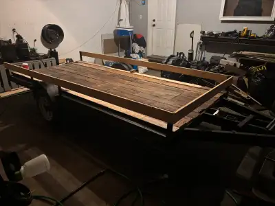 Homemade utility trailer 5x10feet selling as is