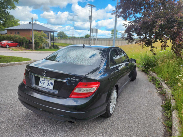 Mercedes C250 Sport 4MATIC AWD, 2010, Black, 155,000 Miles, 2.5L in Cars & Trucks in Gatineau - Image 4