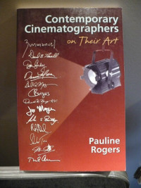 CONTEMPORARY CINEMATOGRAPHERS on Their Art ( 2 BOOKS $ 10.00 )