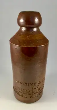 Antique 1907 Folkestone Ginger Beer 