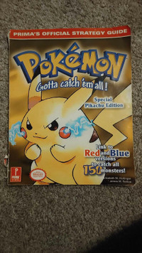 Prima's Official Strategy Guides: Pokemon Yellow 1999