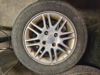 195/60R15 Winter & Summer Tires with Aluminum Rims