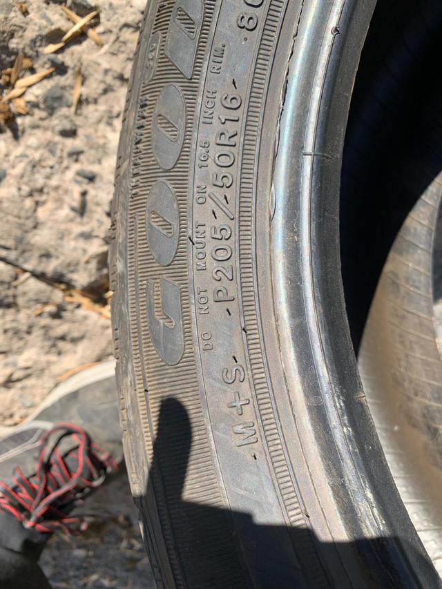 One 205/50R16 Goodyear all season  in Tires & Rims in Moose Jaw - Image 3