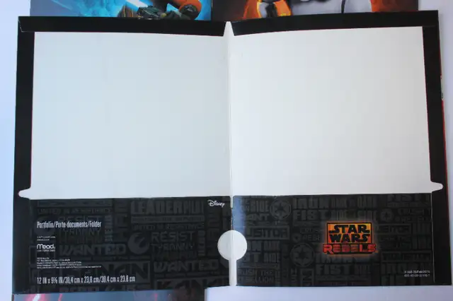 Star Wars Rebels 4-Portfolio Folders, Set of 4 _VIEW OTHER ADS_ in Other in Kitchener / Waterloo - Image 6